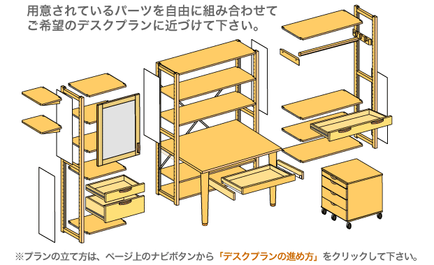 学習机／ホームデスクプラン