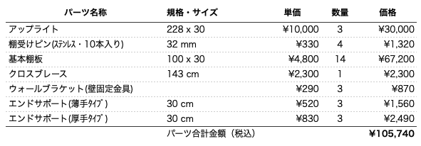 plan1572パーツリスト